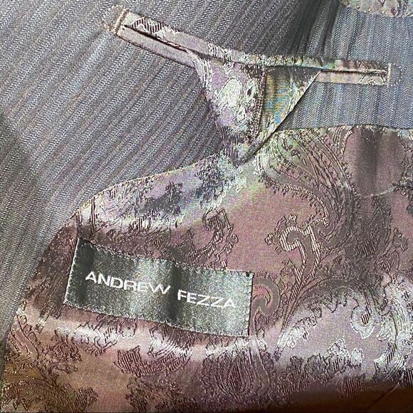 BNWT Andrew Fezza Slim Fit 100% Wool $495 Jacket 42S - Picture 9 of 10